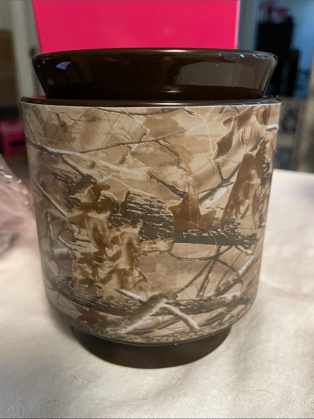 Camo simmer pot for wax- Brown/Tan